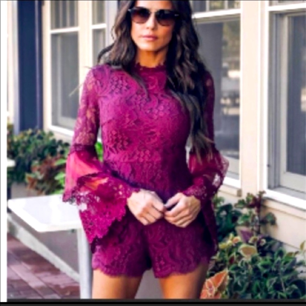 Vici lace romper